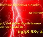Elektrikár Bratislava a okolie-NONSTOP